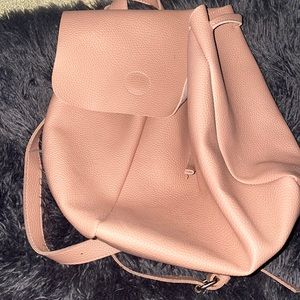 Mauve tie backpack